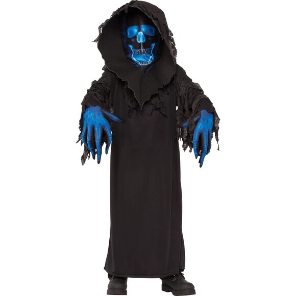 T4 Rubies Skull Phantom Costume for Kids, Boy's Medium - Picture 4 of 5